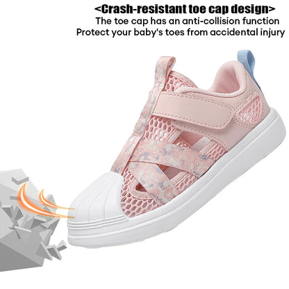 Summer Breathable Kids Sandals Boy and Girl Fashion Sneakers Lightweight Non Slip Walking Shoes Comfortable Sport Shoes.