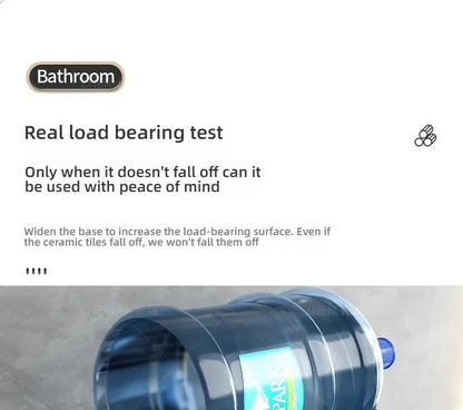 Beliebter Stil, 40/50 cm, selbstklebende Wandhalterung für Badezimmer, wasserdicht und rostfrei, Aufbewahrungsregal mit Haken, Handtuchhalter