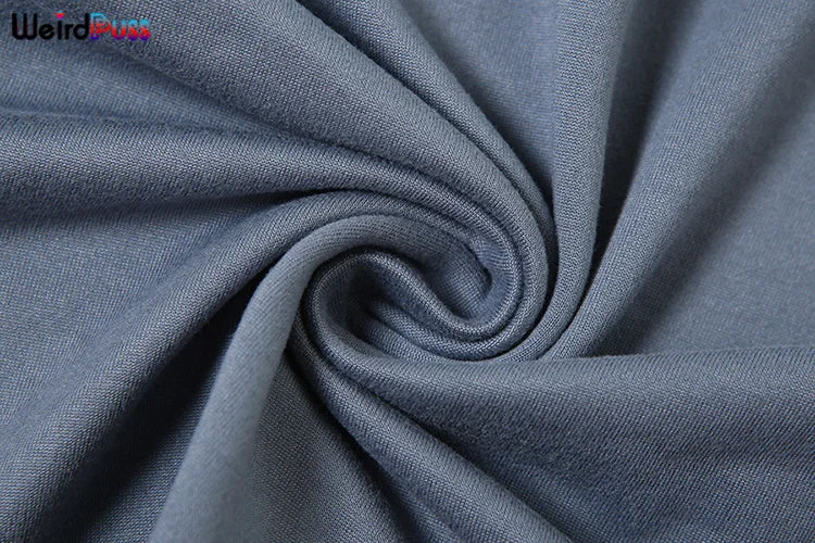 Weird Puss Irregular Knot Women 2 Piece Sets Stretch Casual Short Sleeve Tank Tops+Flare Pants Matching Outfits Slim Streetwear.