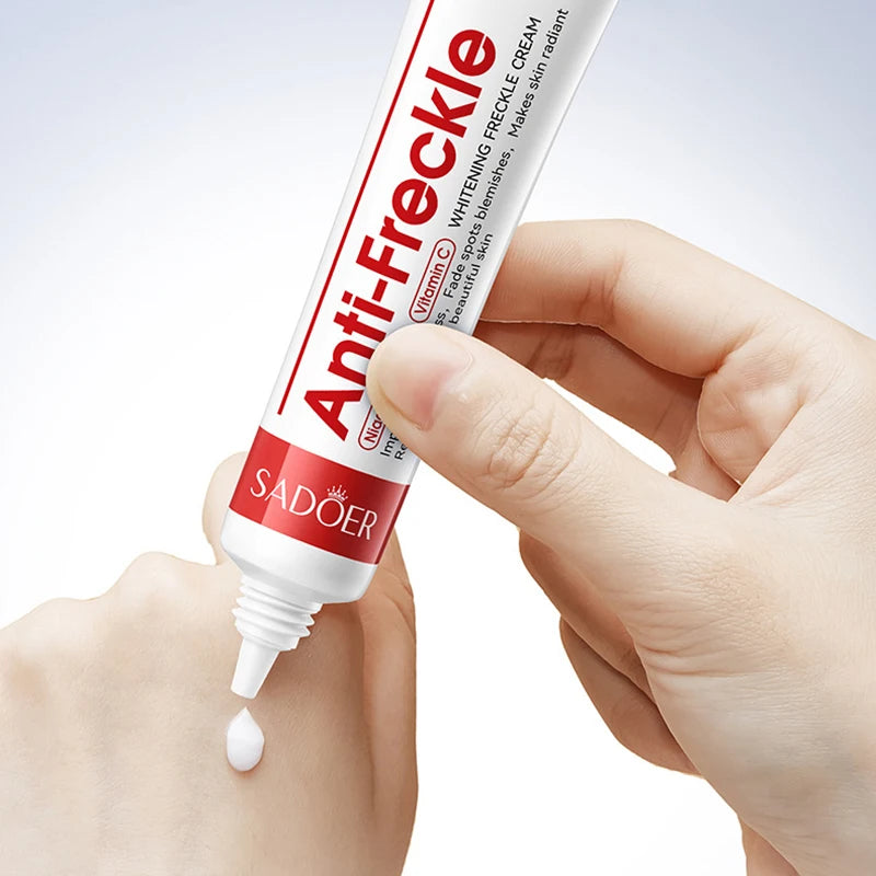 SADOER Anti Freckle Cream Face Whitening Creams Spot Removing Anti-aging Moisturizing Freckles Removal Facial Cream Skin Care.