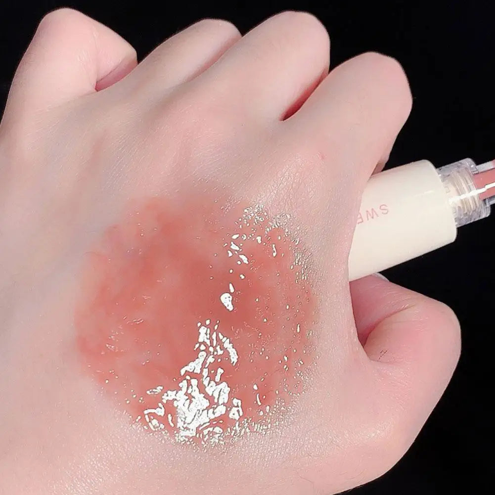 Mirror Dyeing Lip Gloss Moisturizer Liquid Lipstick Waterproof Long Lasting Red Lip Tint Korean Makeup Cosmetic.