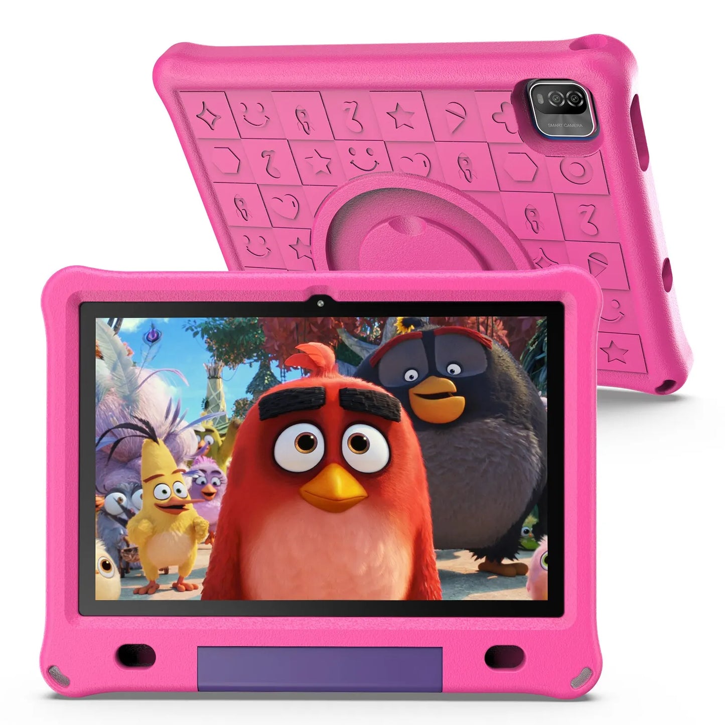 Pritom 10.1 Inch Kids Tablet Android 12 WIFI 6 Quad Core Processor 3GB RAM 64GB ROM YouTube with EVA Protective Case