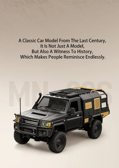 MN82S RC Crawler 1/12 Full Scale LC79 RC Pickup Short Truck 4WD Remote Control Climbing Off-road Car Toys for Kids Adults Gifts.