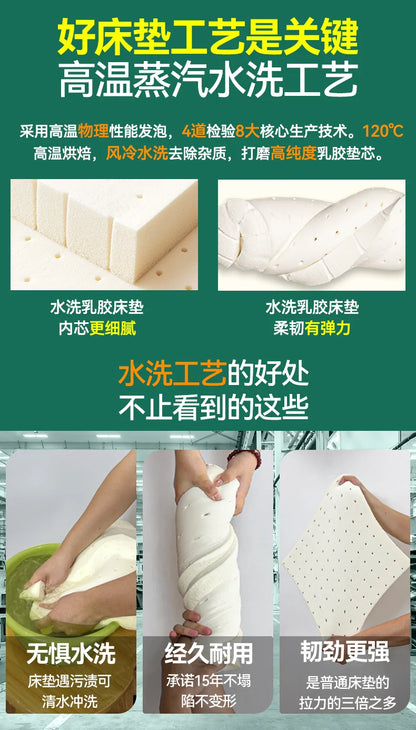 King Latex Queen Matratzen Thailand Material Twin Twin Latex Matratzen Core Sleep Koreanische Colchoneta Möbel für Schlafzimmer