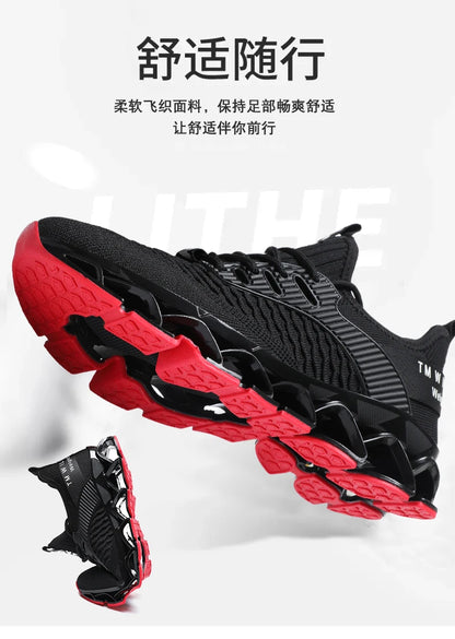 Luxury Men's Sneakers Casual Breathable Running Loafers Fashionable Trainer Race Tenis for Male Comfortable Shoes.