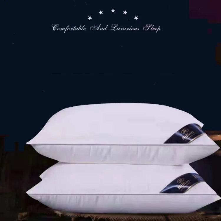 Solid color 48*74 2PCS sleeping Pillows for home bedroom Stuffed 5star hotel bounce back soft comfortable bed adult sleep pillow.