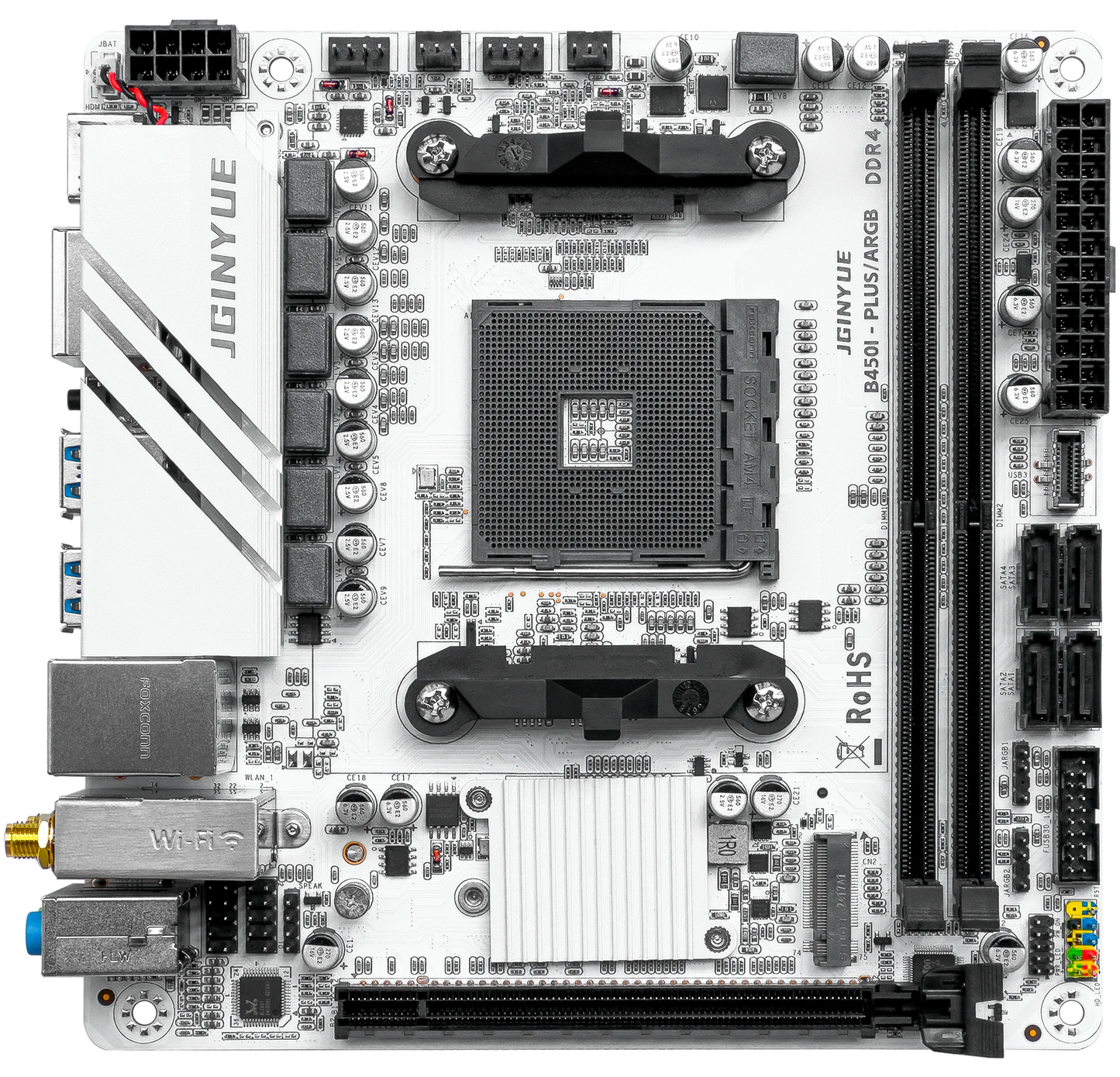 B450 B450I PLUS ARGB Gaming Motherboard am4 Dual-channel ddr4 32g m.2 hdmi MINI ITX HTPC Motherboard.