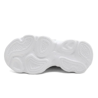 Children's Fashion Sports Shoes Breathable Student Black School Walking Shoes Anti-skid Boys& Girls Casual Running Sneaker.