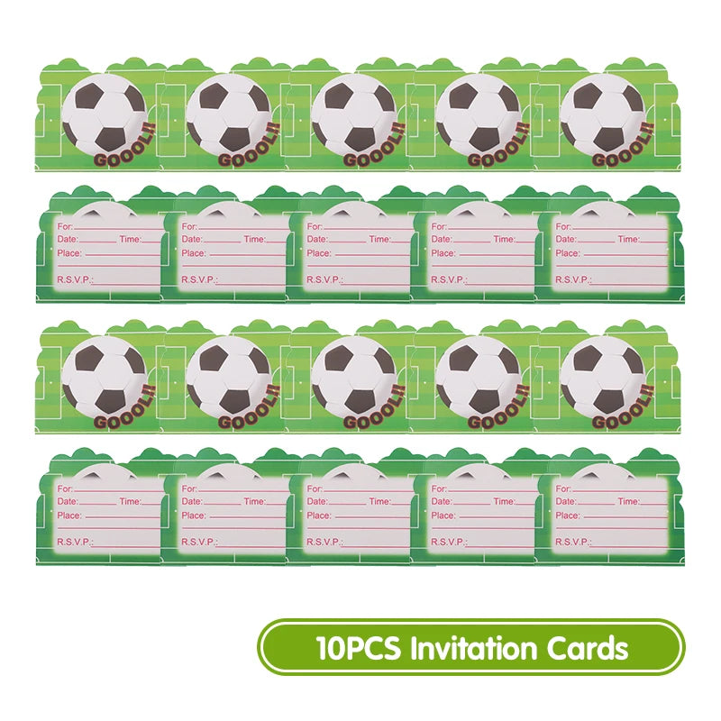 Fußball Geburtstag Dekoration Party Supplies Geschirr Luftballons Set Süßigkeiten Geschenkboxen Fußball Geburtstagsgeschenke Kinder Geburtstagsgeschenke