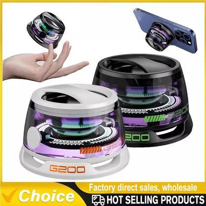 G200 Magnetic Portable Bluetooth 5.3 Speaker Mini Sound Box Multifunctional LED Color Light Stereo Soundbar Wireless Loudspeaker.