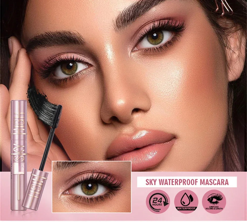 Film Power 4D Waterproof Volume and Curl Mascara Mascara Waterproof Cosmetic Makeup Brushes Sheglam Makeup Rare Beauty Makeup.