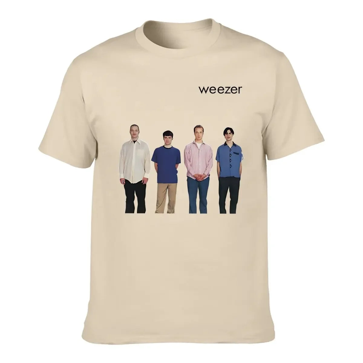 Summer Classic Weezer 1994 Album Band Shirt Classic Royal Blue unisex, casual fashion crew-neck T-shirt 100% cotton.