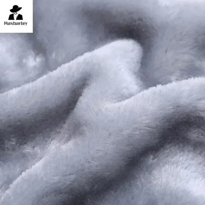 2024 New Winter Thick Men Sports Suit Tracksuit Hooded Sportswear Zipper Cardigan Hooded Woolen Trousers Pants Casual Men Set.