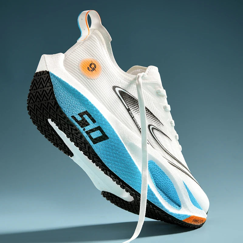 Men's Sports Shoes Cushioning Non-Slip Flat Wear Resistant Sneakers Mesh Breathable Platform Soft Running Shoes for Man.