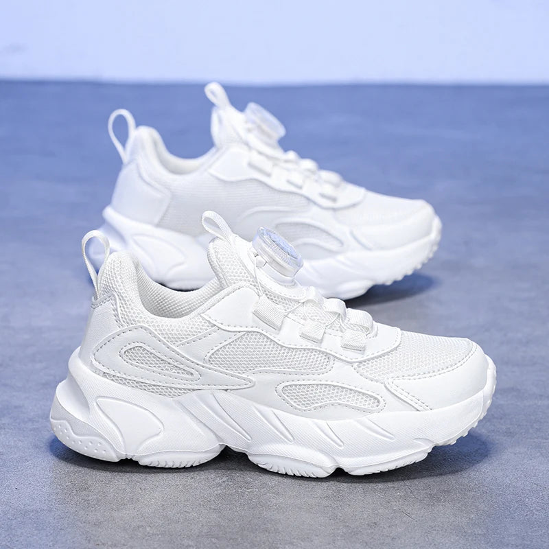 White Girls Sneaker Children Shoes New Spring Summer Platform Casual Sneaker Running Sports Tennis Kids Shoes for Girl.