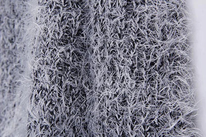 Pullover 2019 Herbst Winter Frauen Oansatz Pullover Lose Gestrickte Damen Pullover Weibliche größe Casual Einfarbig Plüsch Pullover.