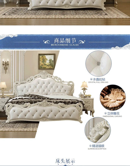 Multifunktionales Doppelbett mit Stauraum, europäisches minimalistisches Camping-Zubehörbett, luxuriöse moderne Camas De Dormitorio-Möbel