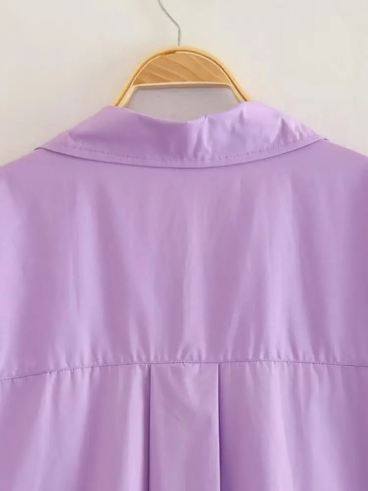 MUJER Women Shirt Multicolour Button Up Shirt Women Summer Long Sleeve Top Female Streetwear Oversize Shirts And Blouses Women