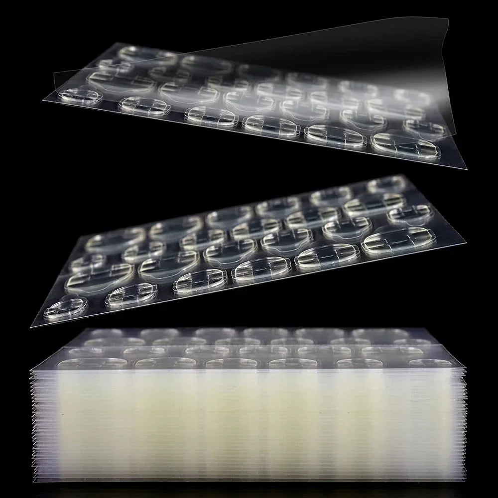6000Pcs Double-Sided Nail Adhesive Stickers Waterproof Breathable Transparent False Nail Glue Sticker Jelly Nail Tips DIY Tools.