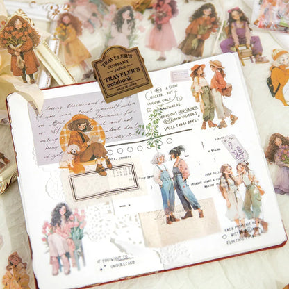 60 stücke/1 Los kawaii Briefpapier Aufkleber Streifzug Talk Junk Journal ing dekorative mobile Scrap booking für Aufkleber Sammelalbum.
