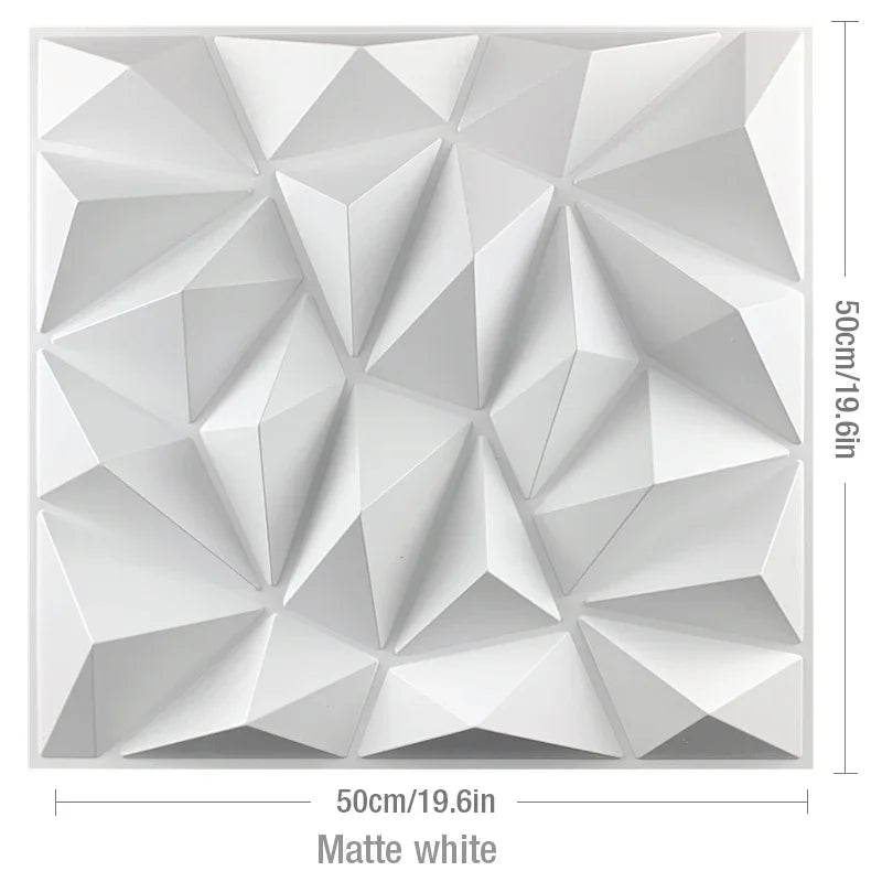 12pcs 50cm house wall renovation Stone 3D wall panel non-self-adhesive 3D wall sticker art tile wallpaper room bathroom ceiling