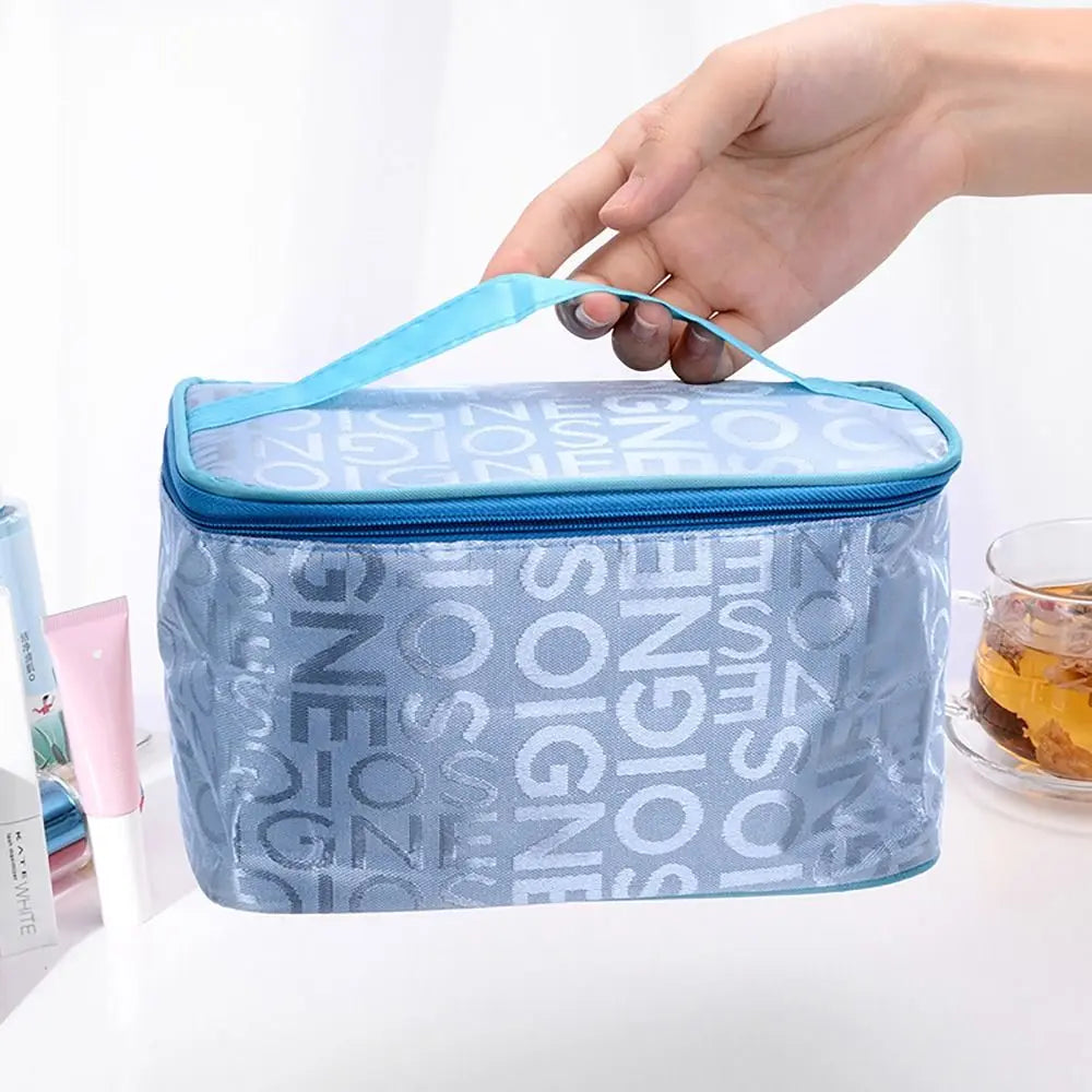Storage Organizer Makeup Bag Convenient Large Capacity Makeup Accessory Cosmetic Pouch Waterproof Travel Cosmetic Bag Home.