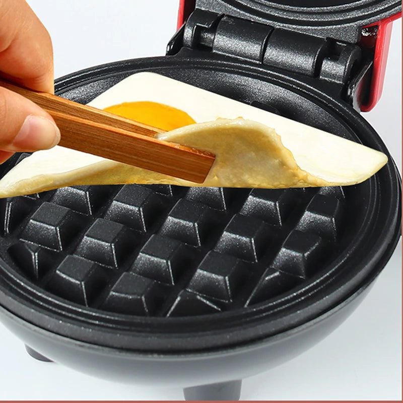 Eggette Machine Pan Breakfast Waffle Molds Mini Waffle Pot Egg Cake Oven Mini Electric Waffles Maker Bubble Egg Cake Oven.
