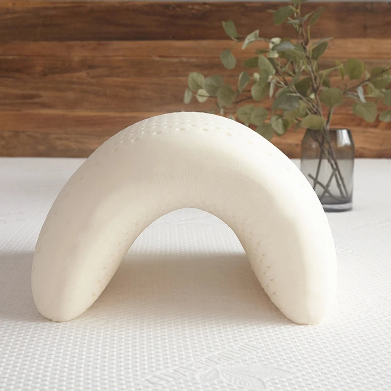 100% Natural Latex Sleeping Bed Pillow Luxury Pillow for Side Back and Stomach Sleepers Orthopedic Pillows Cervical Health Care