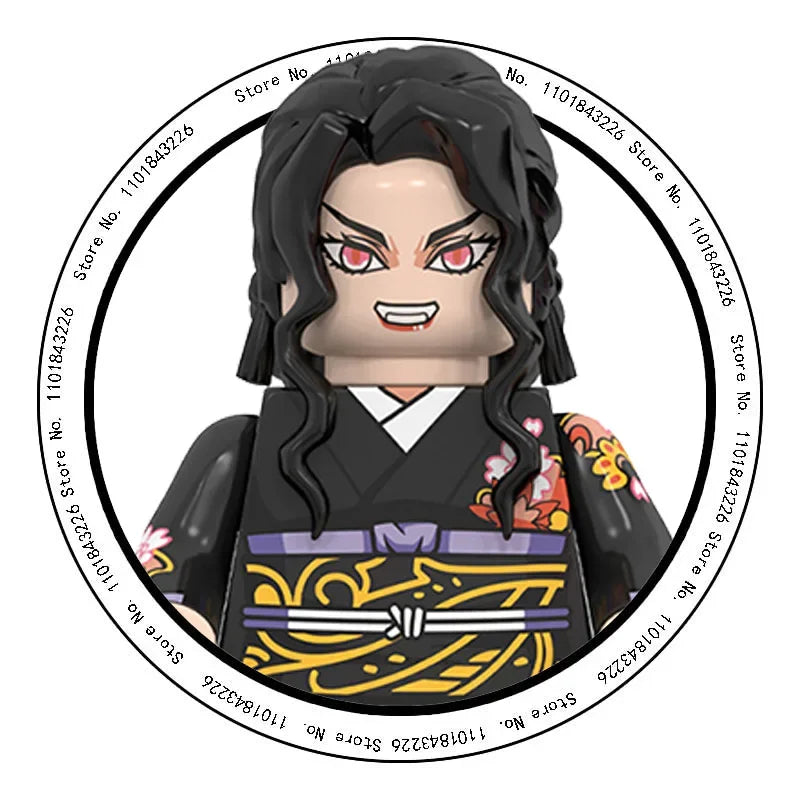 2025 Hot Toys WM6116 WM6138 Demon Slayer Blade Building Blocks Mini Action Figure Accessories Halloween Christmas Gifts for Kids