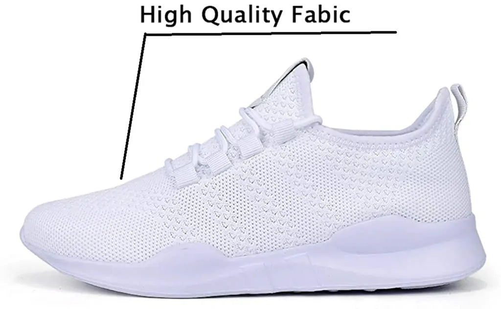 2024 Trend men's casual shoes light sneaker white large size outdoor breathable mesh fashion sports black running tennis shoes