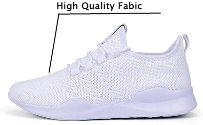 2024 Trend men's casual shoes light sneaker white large size outdoor breathable mesh fashion sports black running tennis shoes