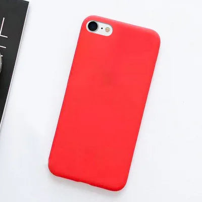 Case For iphone 7 8 SE 2020 2022 Shockproof TPU Liquid Silicone Protective Phone Back Cover for iphone SE 2020 2022 soft Case.