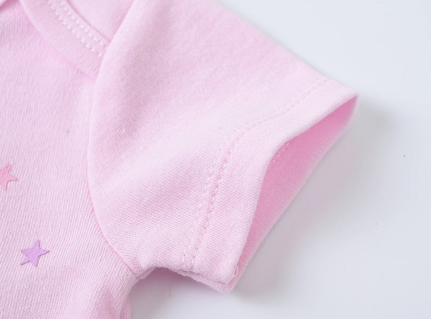 3/6 Stück viel Baby-Kleidung für Mädchen, Gastronomie, Baumwolle, kurzärmelig, Mädchen-Body, 0–12 Monate, Neugeborene, Jungen-Kleidung, Kleinkind.