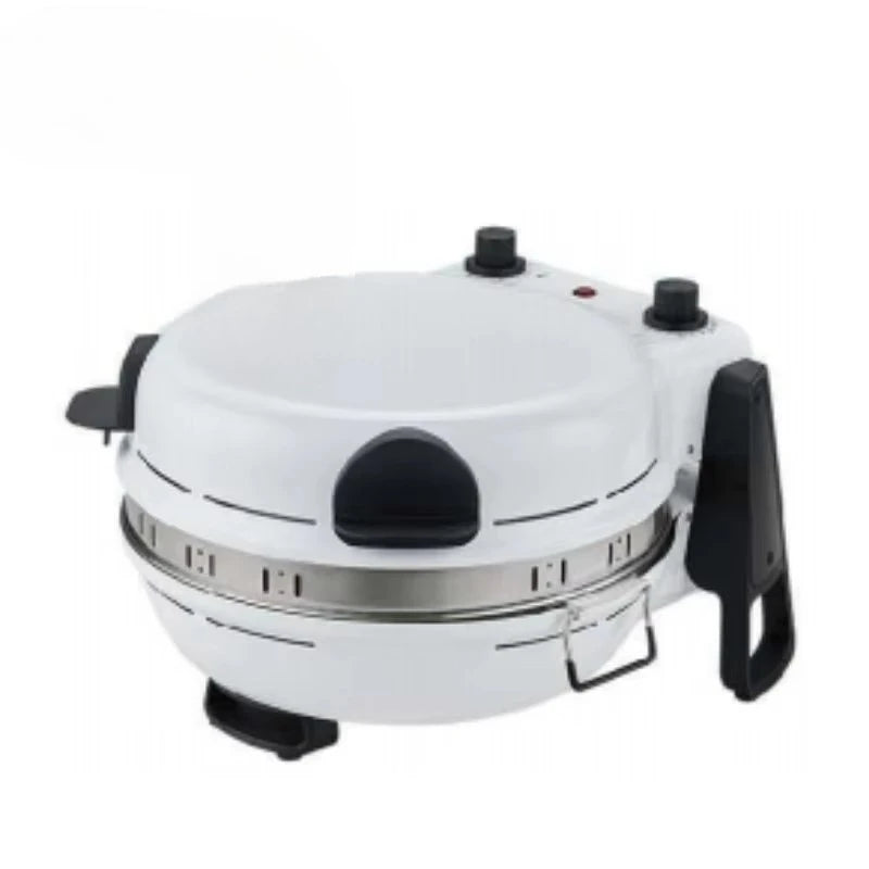 12-Zoll-Mini-Elektro-Pizza- und Grillofen aus Edelstahl mit integrierter Schwenkfunktion, USB-Stromversorgung für den Haushalt