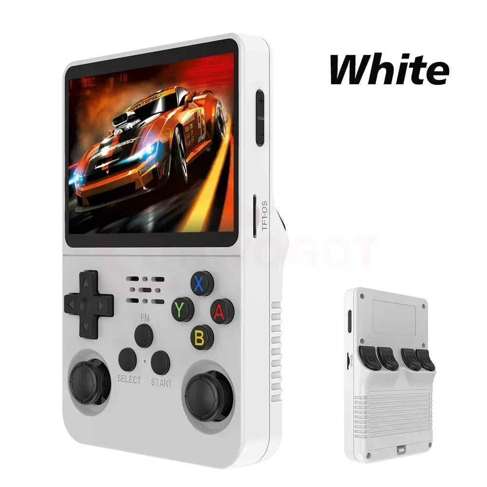 Open Source R36S Retro Handheld Game Console ARKOS 2.0 3.5Inch IPS Screen 64G/128G Portable Pocket Video Player Kids Xmas Gift.