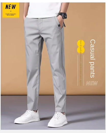 Fashion Men's Pants Summer Suit Pants Casual Korean Men's Pants Joggers Men Streetwear Casual Sports Pants.