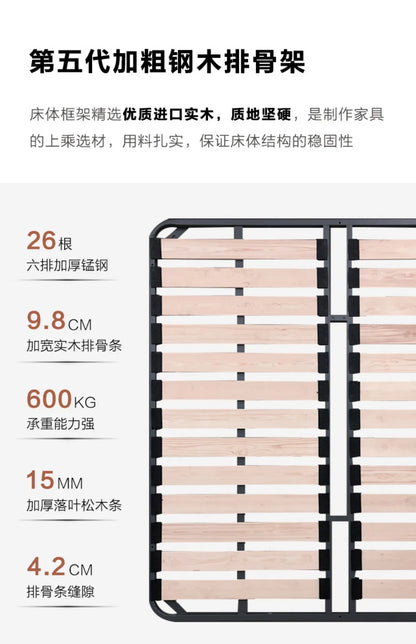 Rahmen Queen-Size-Betten Doppel Ästhetisch Schlafen King Bett Basis Kinder Cama De Lujo Para Dormitorio Möbel Dekoration