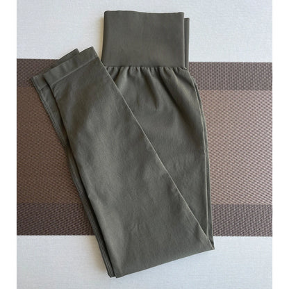 TKITK Solid Leggings Women Seamless Sports  Scrunch Bum Tights cycling shark pants Yoga shorts Gym navigation nv Workout wear