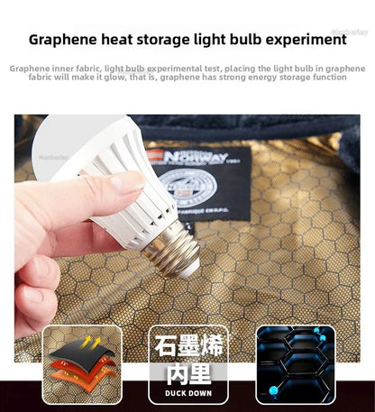 Maxbarley Winter Sportswear Set Mens Retro Training Thick Fleece Jacket + Pants Two Piece Set Casual Ski Running Tracksuit Suit.