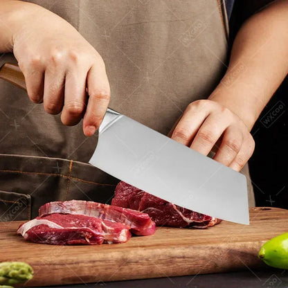 Professional Japanese Kitchen Knives Santoku Knife Stainless Steel Fish Fillet Slicing Meat Cleaver Chef Knife Cooking Tools.