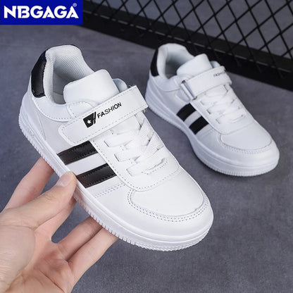 Boy Kids Sneakers White Shoes for Girls Sport Tenis Casual Children School Walking Running Shoes Non Slip Size 28-39.