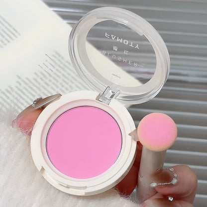 2024 Monochrome Face Blush Palette Longlasting Waterproof Pressed Powder Matte Blush for Contouring Cheeks Travel Cosmetics.