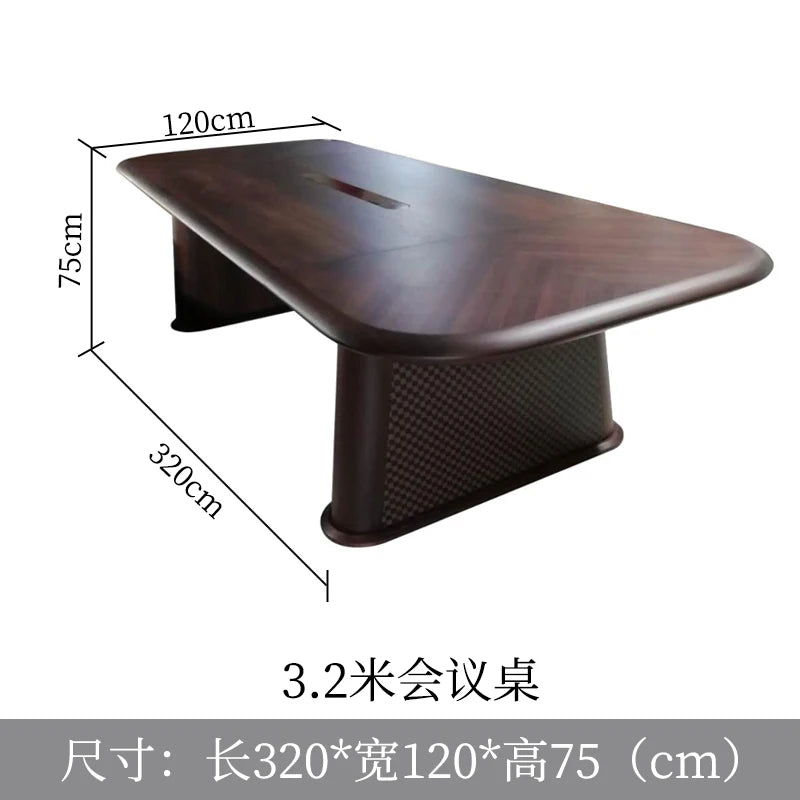 Leichter Luxus-Chef-Tisch, Chef-Schreibtisch, einfache moderne Büromöbel für Stuhlpersonen, speziell geformter kreativer Allgemein