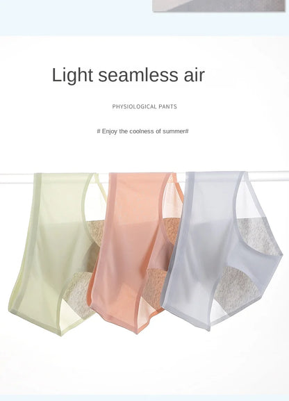 Menstrual Panties for Women Leak Proof Briefs Cotton Lingerie Absorbency Comfortable Physiological Underwear Period Underpants.