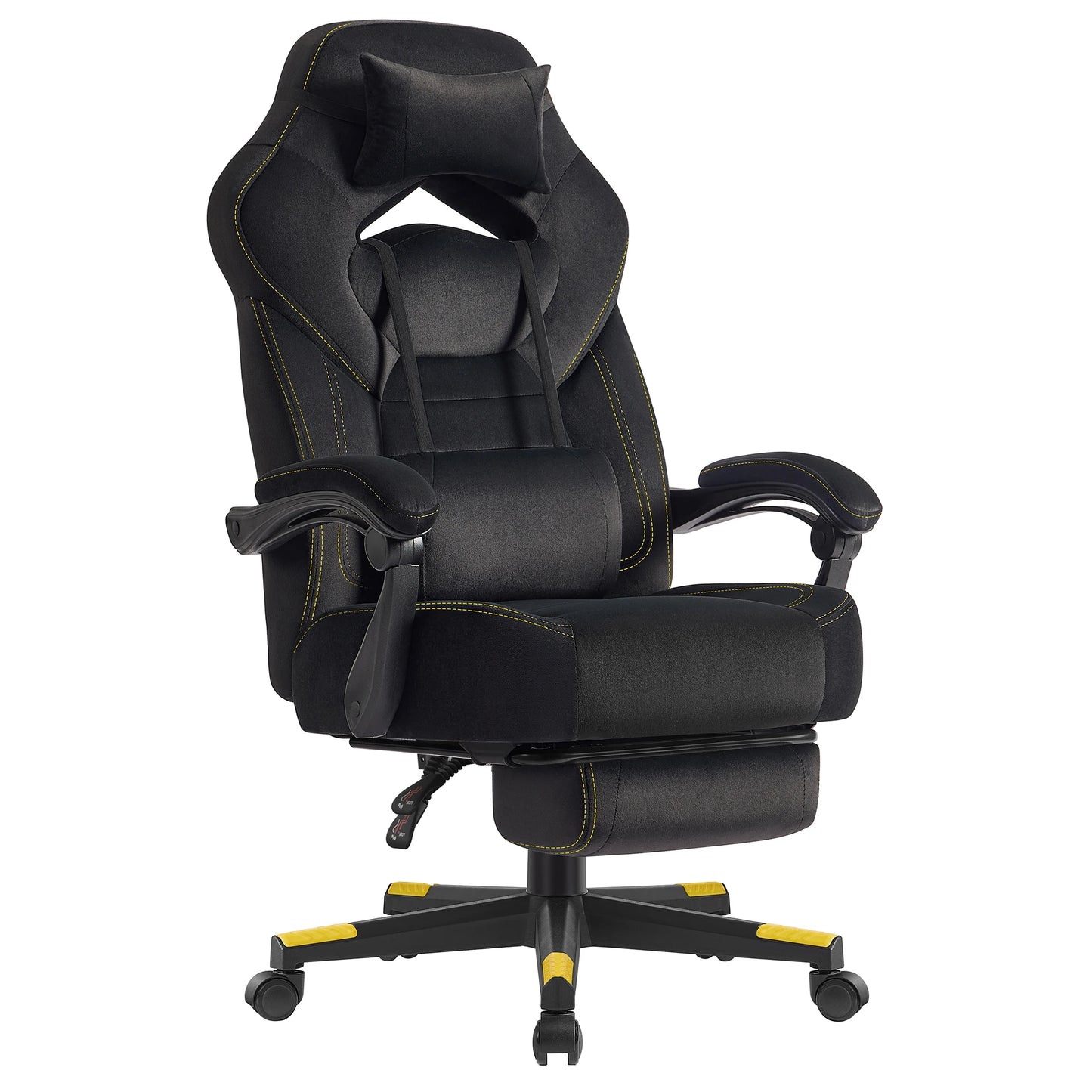 SONGMICS Gaming-Stuhl, Bürostuhl, Computerstuhl, ergonomisches Design, mit Fußstütze