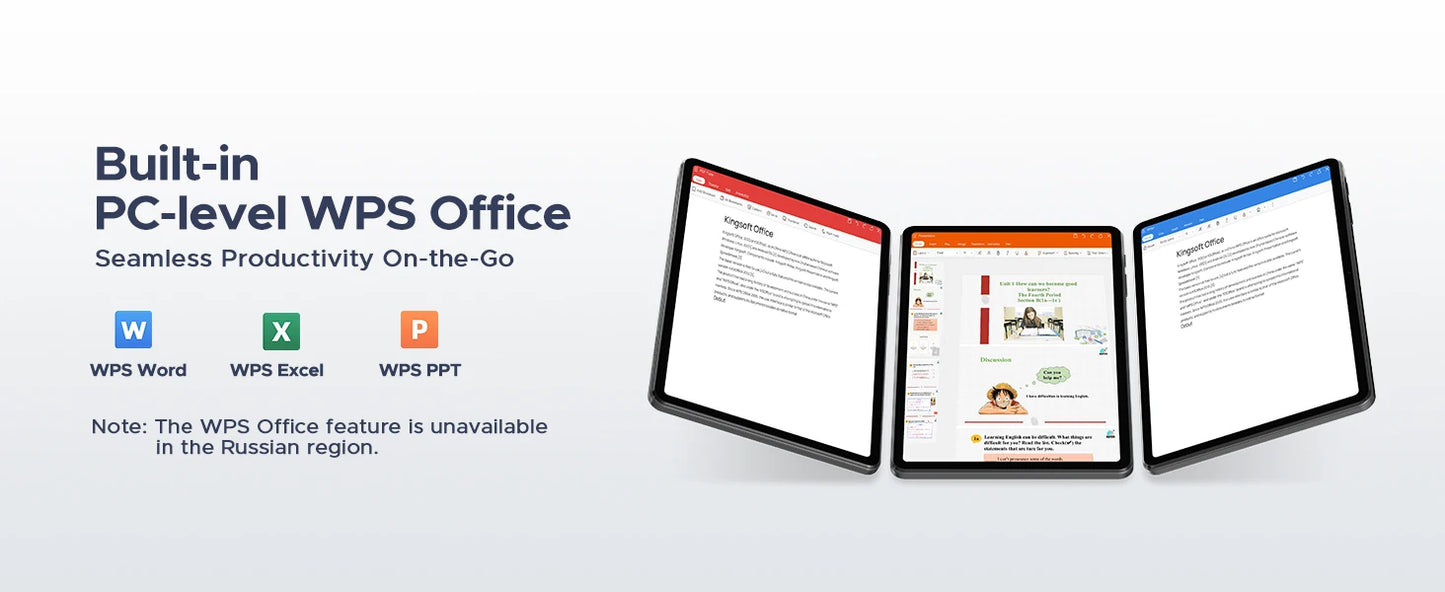 DOOGEE Tab A9 Pro Tablet 10.1" HD Display Android 15 20GB(4+16) 128GB 6580mAh Large Battery Dual Speakers Pad PC 2 In 1 Tablet