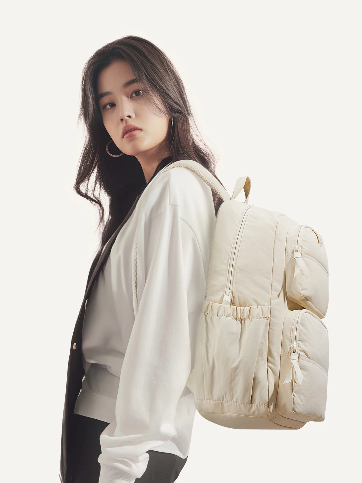 BAGSMART Laptop Backpack Large Capacity Women Casual Travel Bag College School Backpack For Boys Girls.