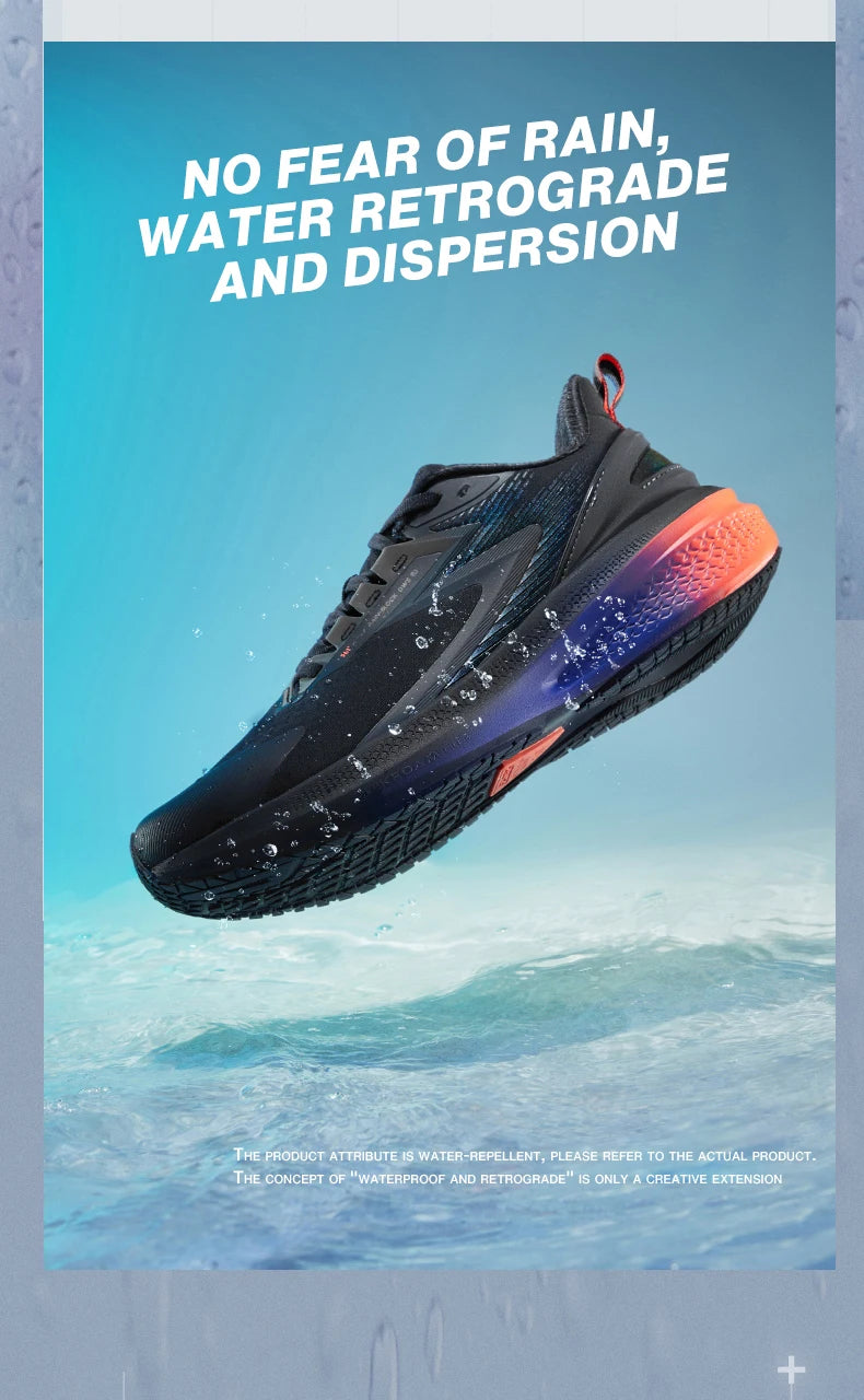 361 Degrees NEW Rainblock 7.0 Anti Splash Rainproof Running Shoes Technology Night Reflective Cushioning Man Sneakers 572342228.