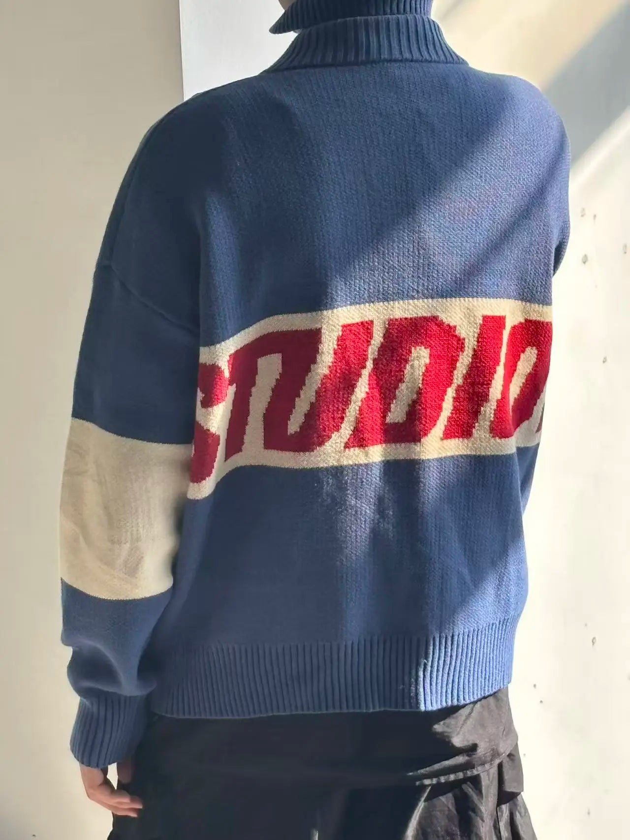 Autumn/winter Streets Casual Loose Retro Embroidered Top Hip-hop Oversized Sweater American Fashion Brand Zipper Cardigan Unisex.