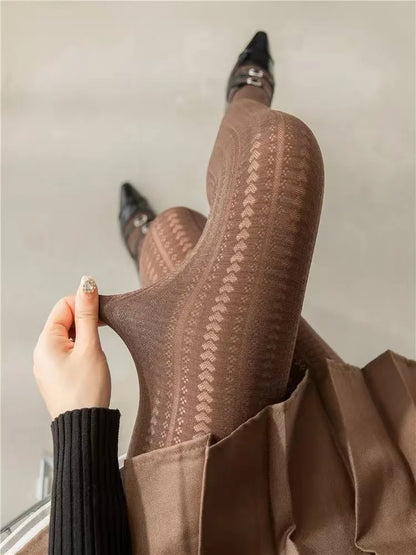 Women Stockings Sexy Slim Pantyhose Spring Autumn Winter Leggings New Solid Color Retro Super Stretch Tights Stockings